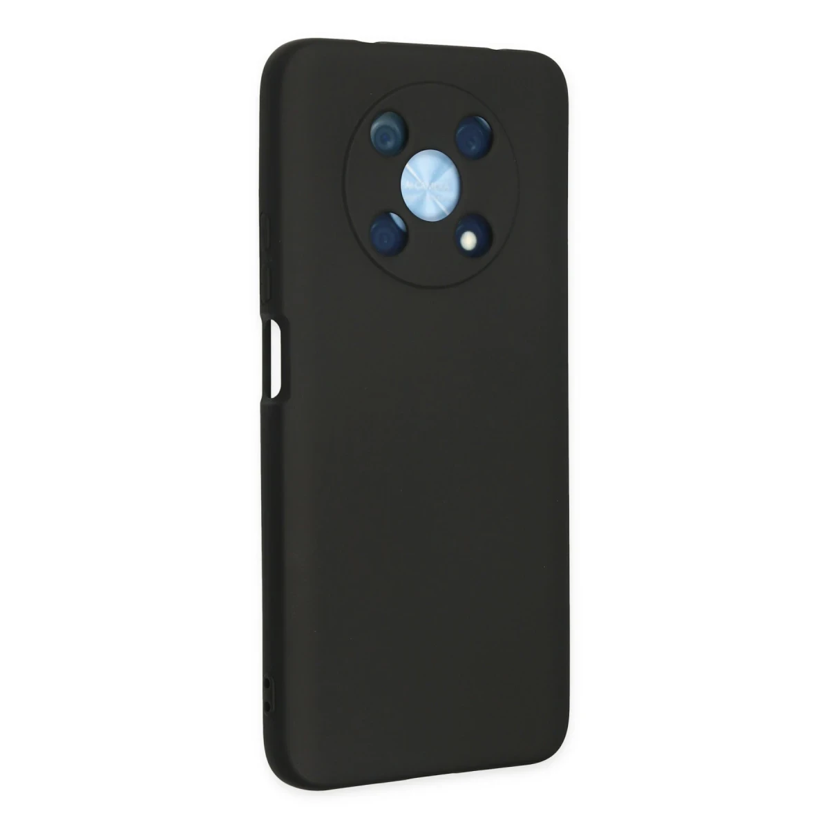 Huawei Nova Y90 Kılıf Nano içi Kadife Silikon - Siyah