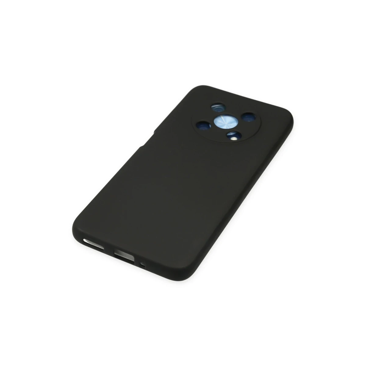 Huawei Nova Y90 Kılıf Nano içi Kadife Silikon - Siyah