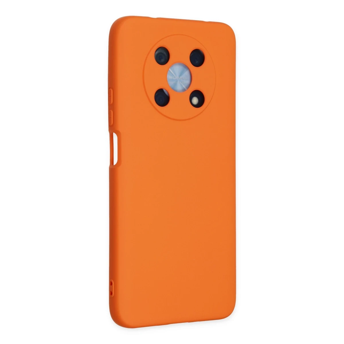 Huawei Nova Y90 Kılıf Nano içi Kadife Silikon - Turuncu
