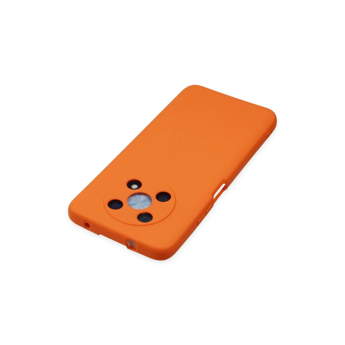 Huawei Nova Y90 Kılıf Nano içi Kadife Silikon - Turuncu