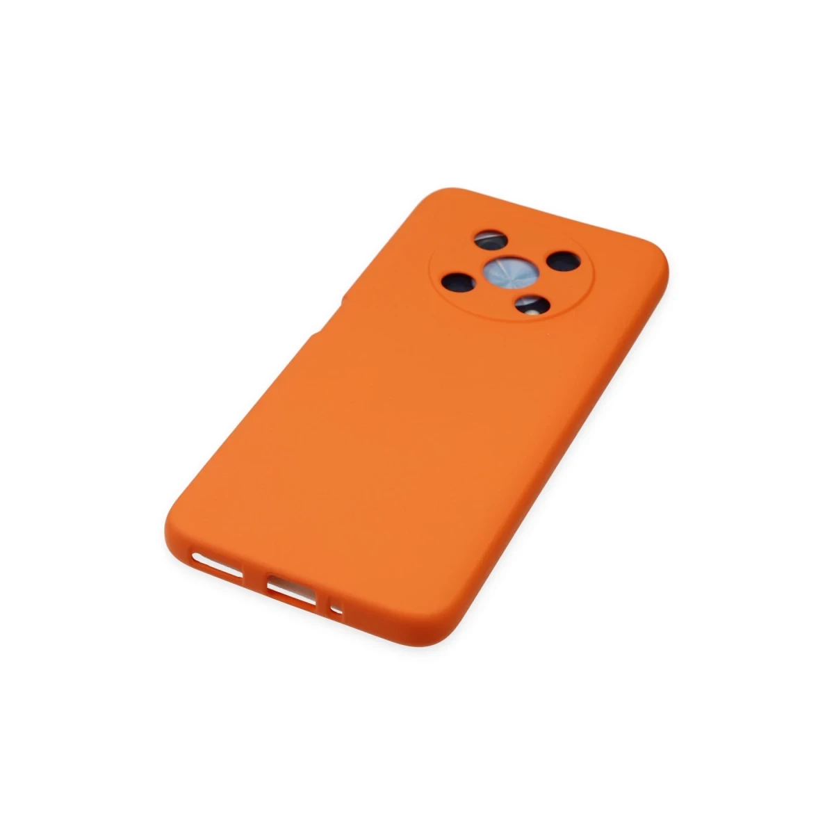 Huawei Nova Y90 Kılıf Nano içi Kadife Silikon - Turuncu