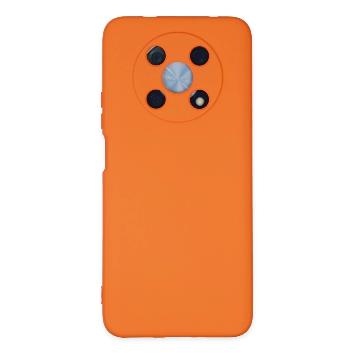 Huawei Nova Y90 Kılıf Nano içi Kadife Silikon - Turuncu