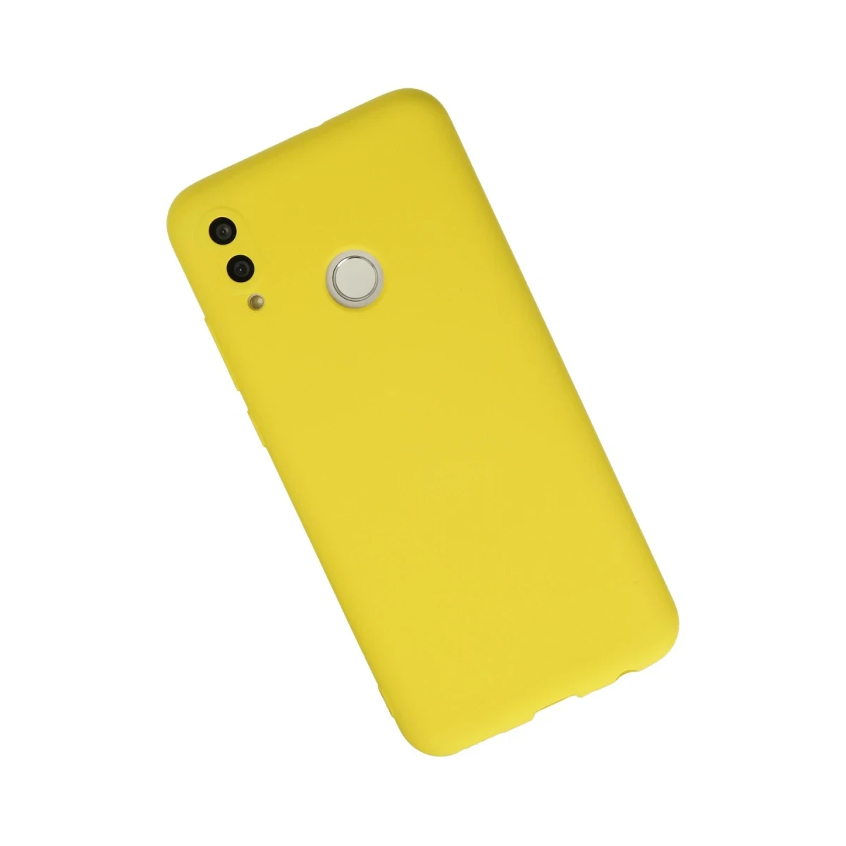 Huawei P Smart 2019 Kılıf Nano içi Kadife Silikon - Sarı