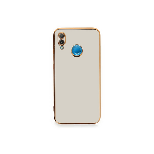 Huawei P20 Lite Kılıf Volet Silikon - Beyaz