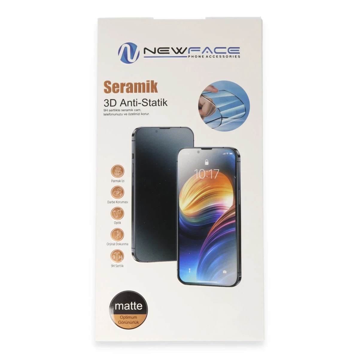 Huawei P30 Lite 3D Antistatik Mat Seramik Nano Ekran Koruyucu