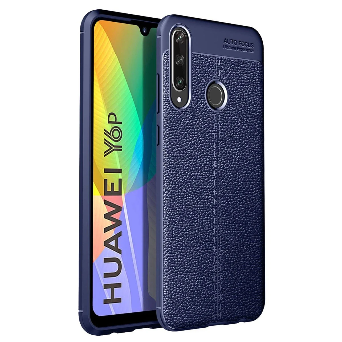 Huawei Y6P Kılıf Auto Focus Kapak - Lacivert