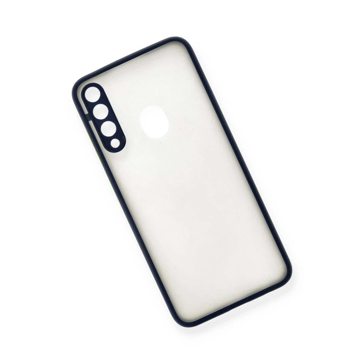 Huawei Y6P Kılıf Montreal Silikon Kapak - Lacivert