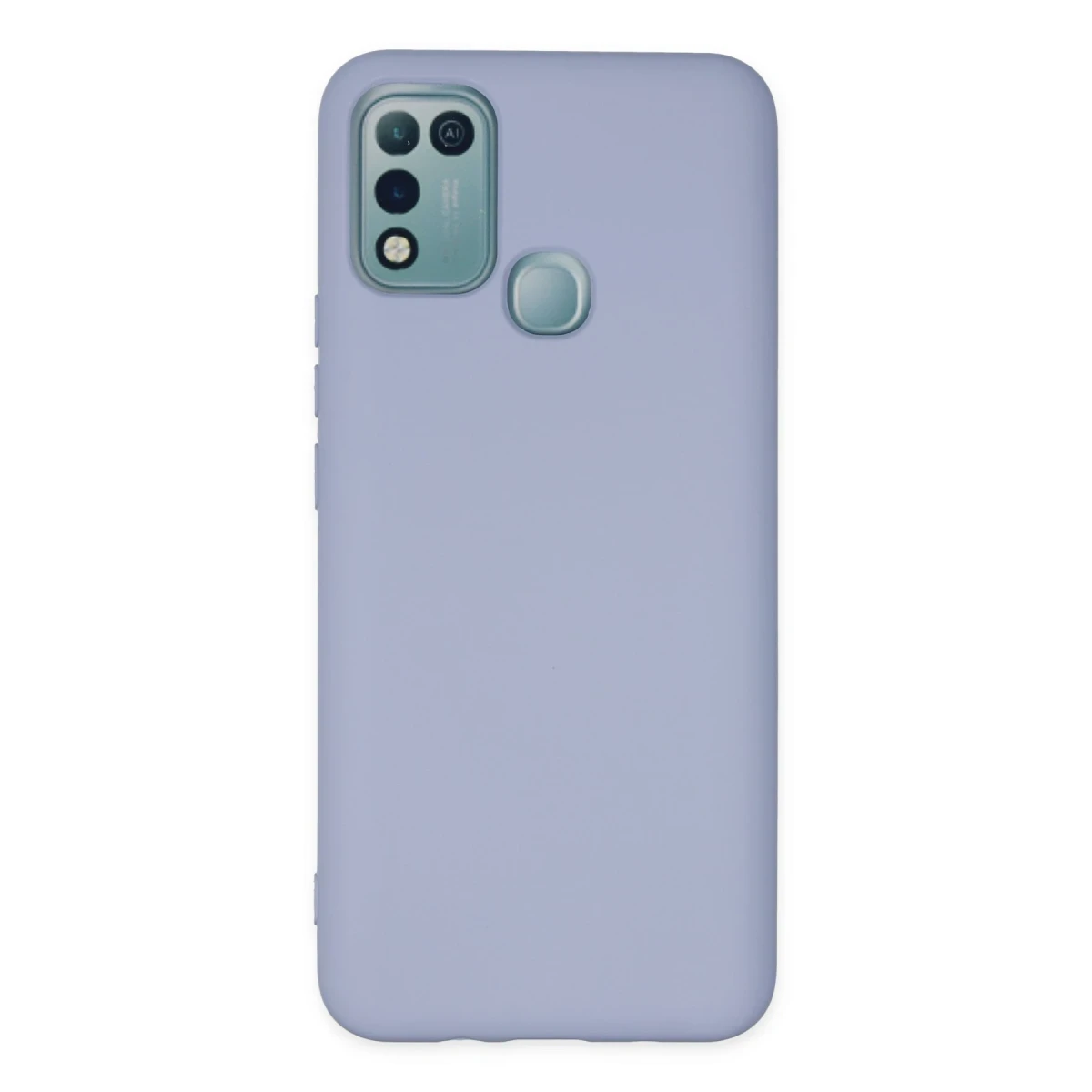 İnfinix Hot 10 Play Kılıf Nano içi Kadife Silikon - Lila