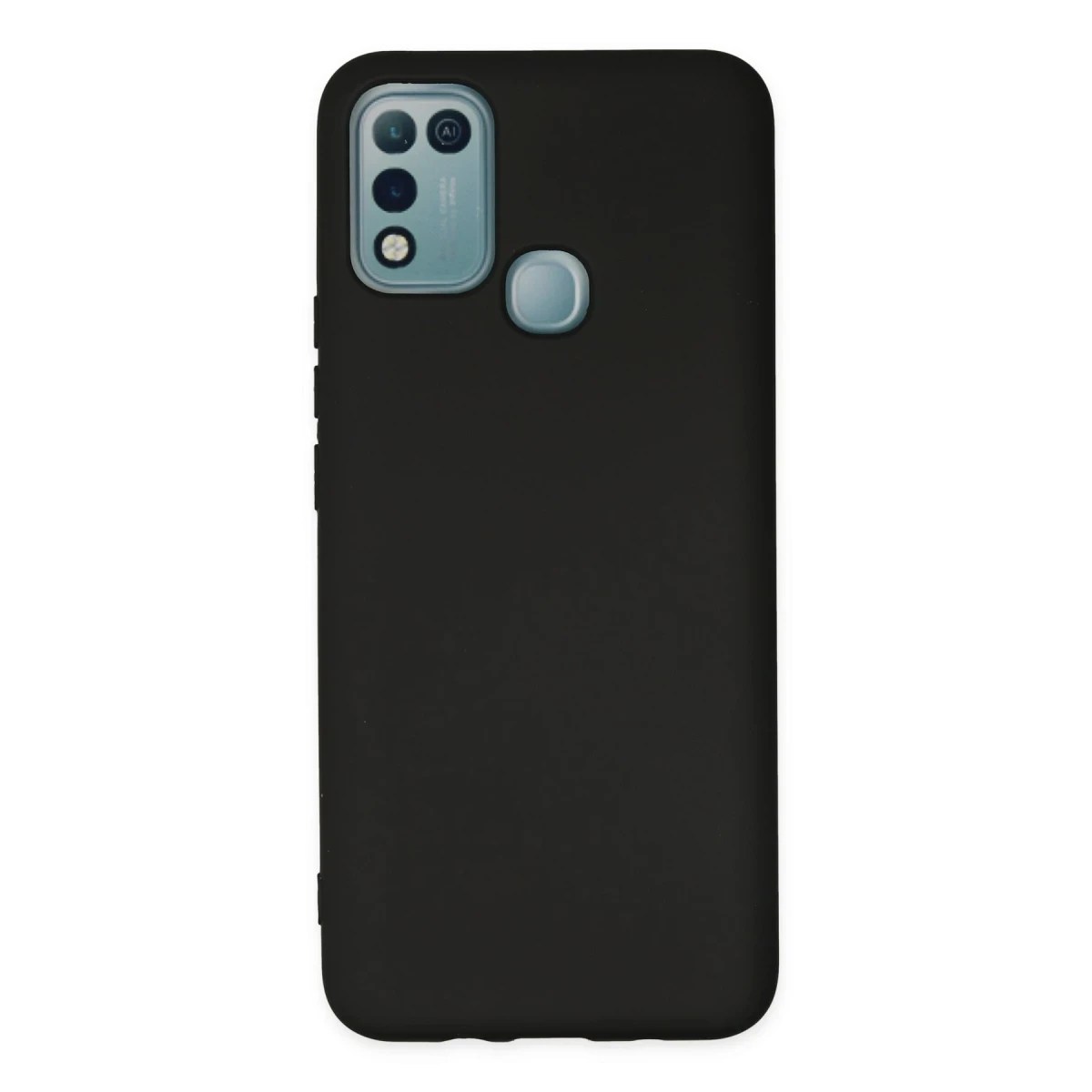 İnfinix Hot 10 Play Kılıf Nano içi Kadife Silikon - Siyah