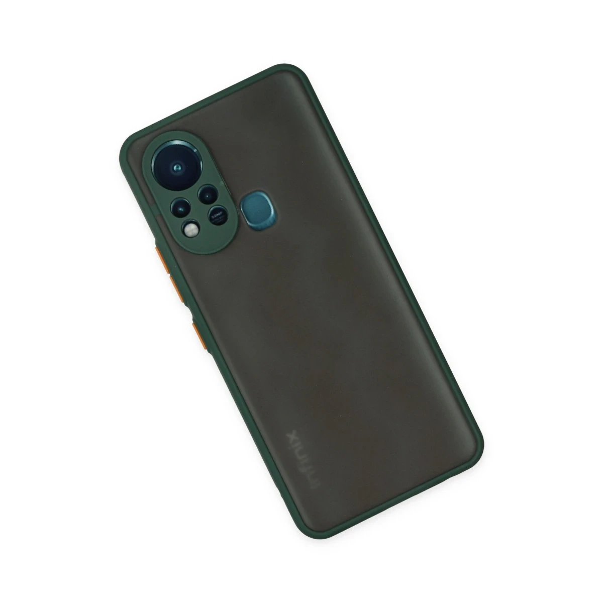 İnfinix Hot 11s Kılıf Montreal Silikon Kapak - Yeşil