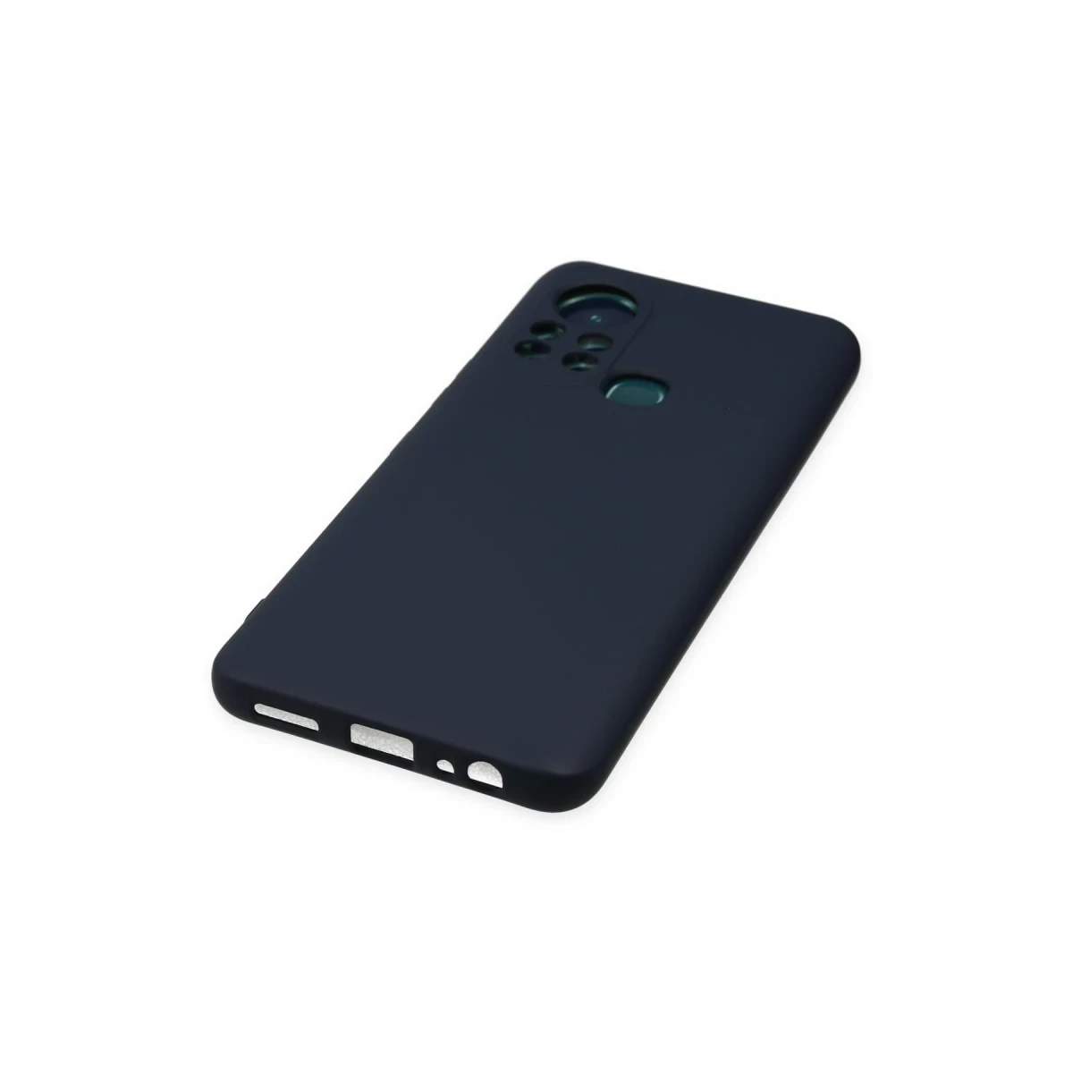 İnfinix Hot 11s Kılıf Nano içi Kadife Silikon - Lacivert