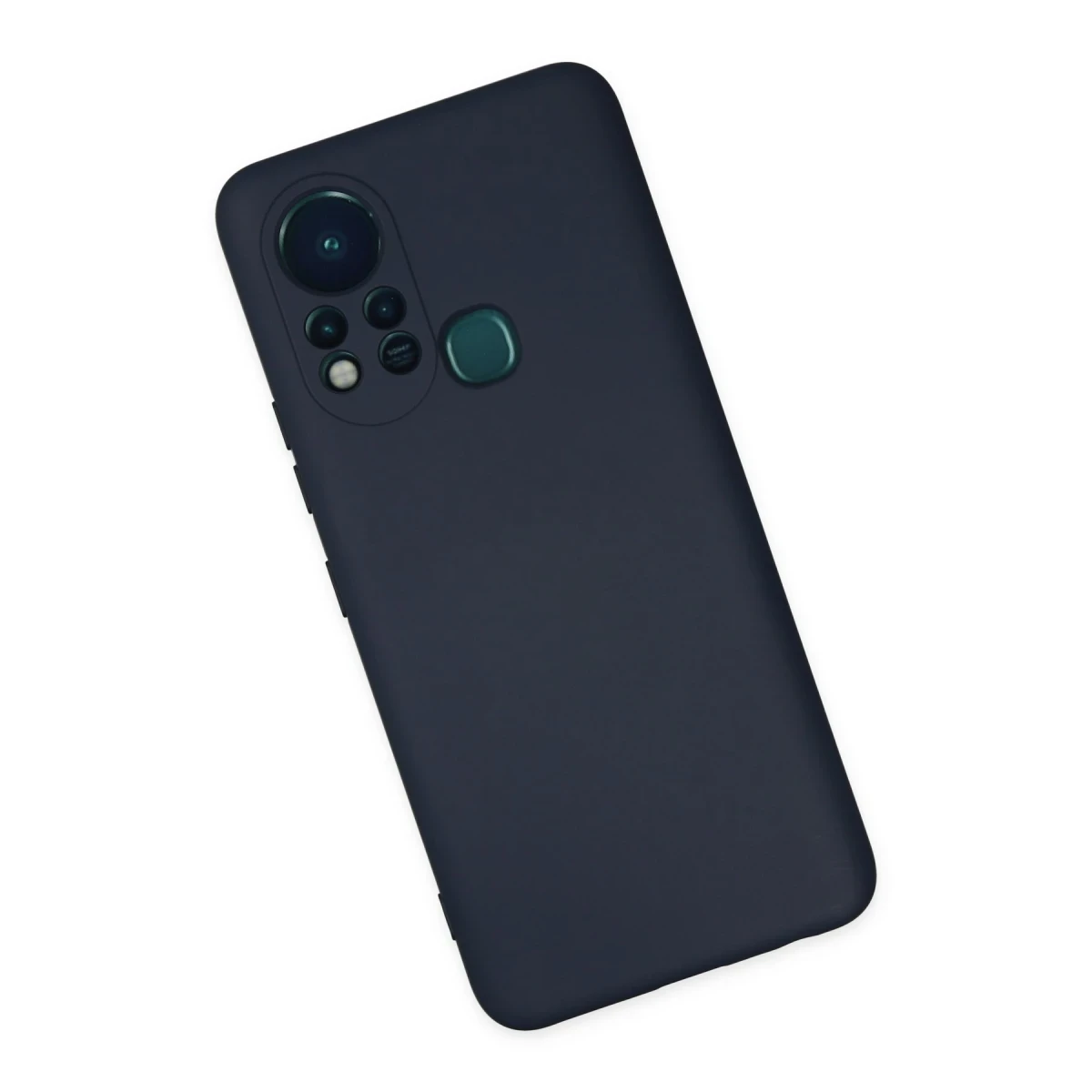 İnfinix Hot 11s Kılıf Nano içi Kadife Silikon - Lacivert