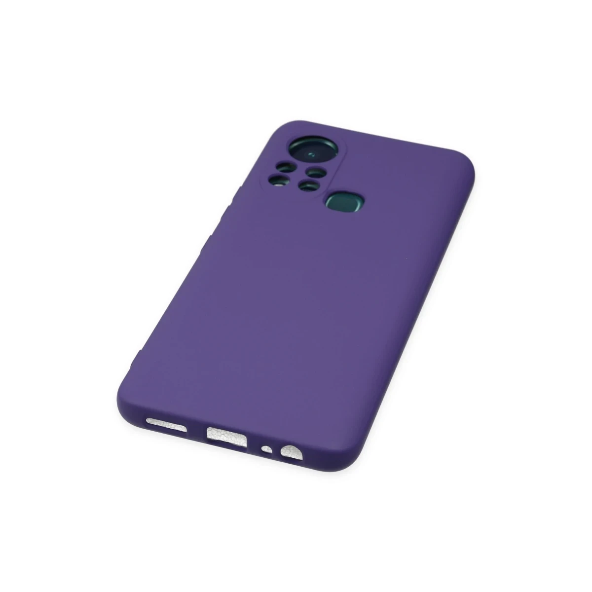 İnfinix Hot 11s Kılıf Nano içi Kadife Silikon - Mor