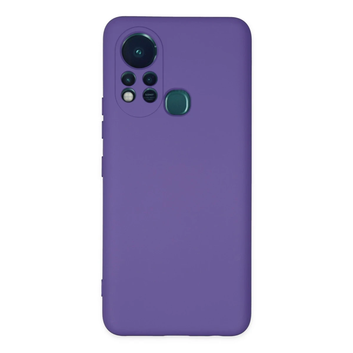 İnfinix Hot 11s Kılıf Nano içi Kadife Silikon - Mor