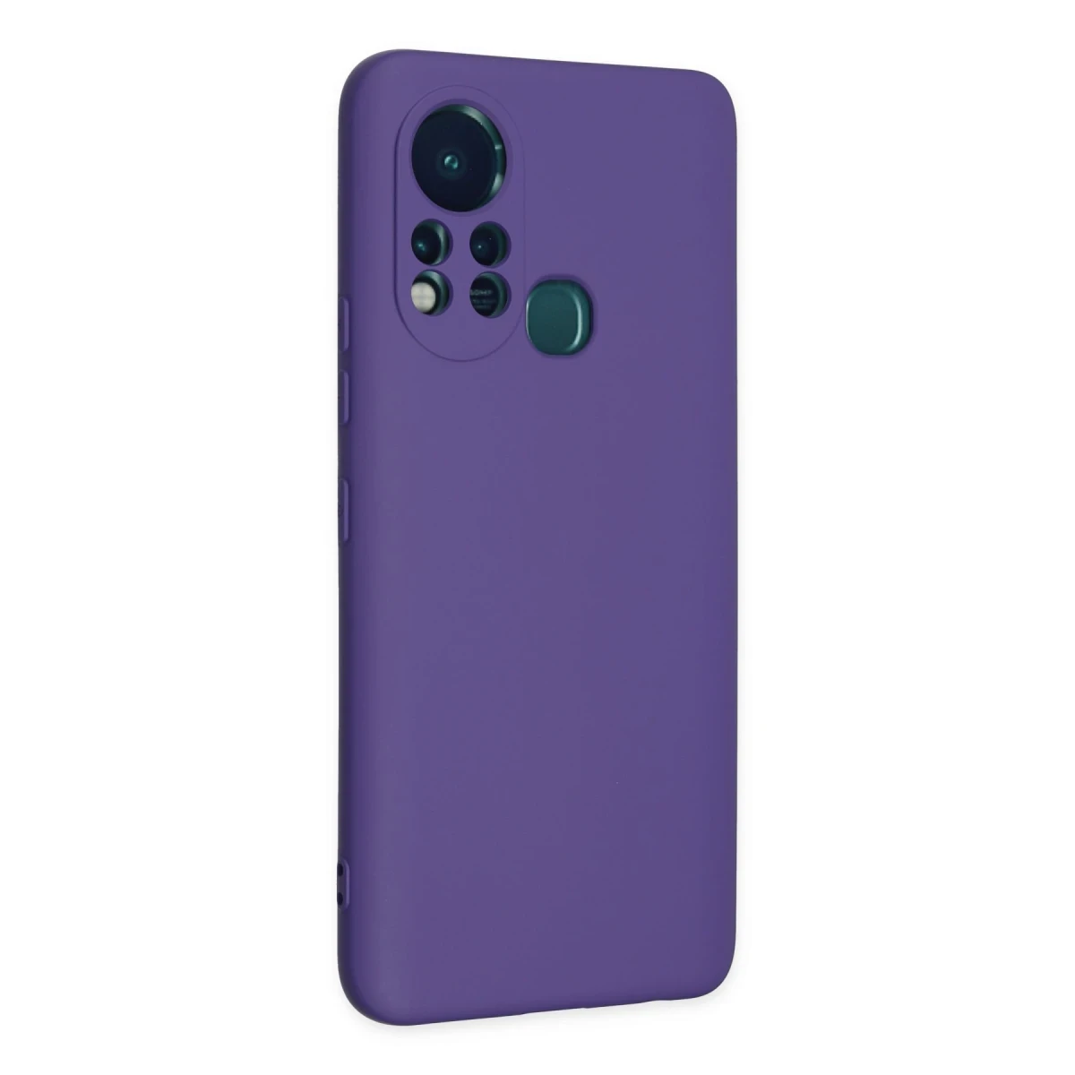 İnfinix Hot 11s Kılıf Nano içi Kadife Silikon - Mor