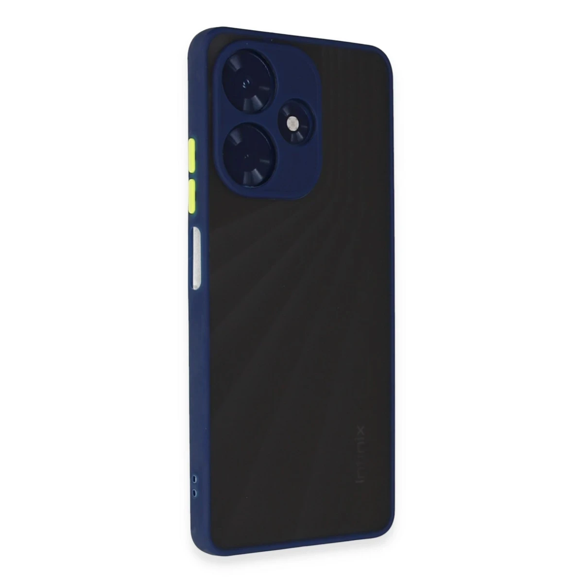 İnfinix Hot 30 4G Kılıf Montreal Silikon Kapak - Lacivert