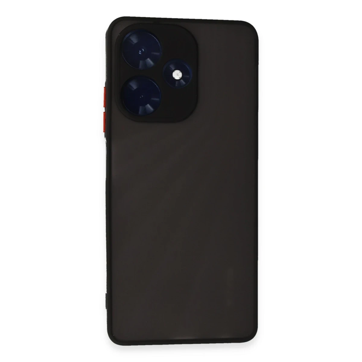 İnfinix Hot 30 4G Kılıf Montreal Silikon Kapak - Siyah
