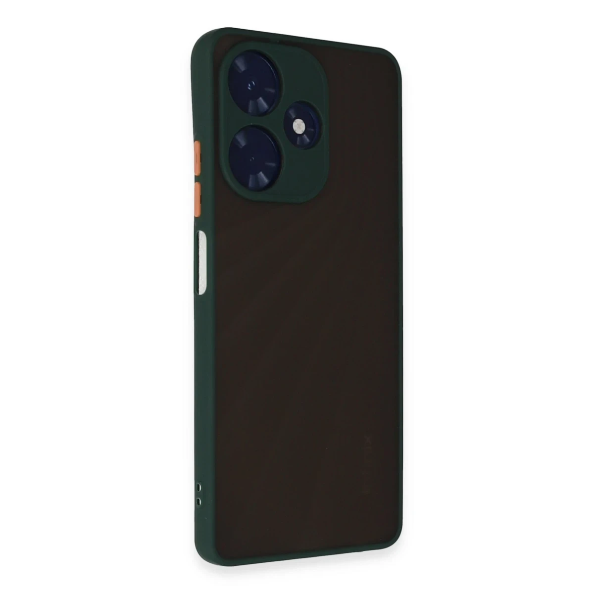 İnfinix Hot 30 4G Kılıf Montreal Silikon Kapak - Yeşil