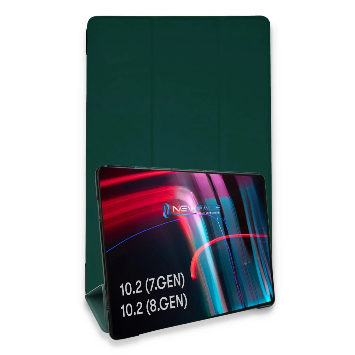 Apple iPad 10.2 (7.nesil) Kılıf Tablet Smart Kılıf - Koyu Yeşil
