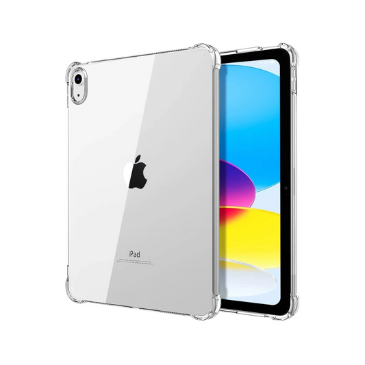 Apple iPad 2025 10.9 10.Nesil (A16) Kılıf Anti Shock Tablet Silikon - Şeffaf