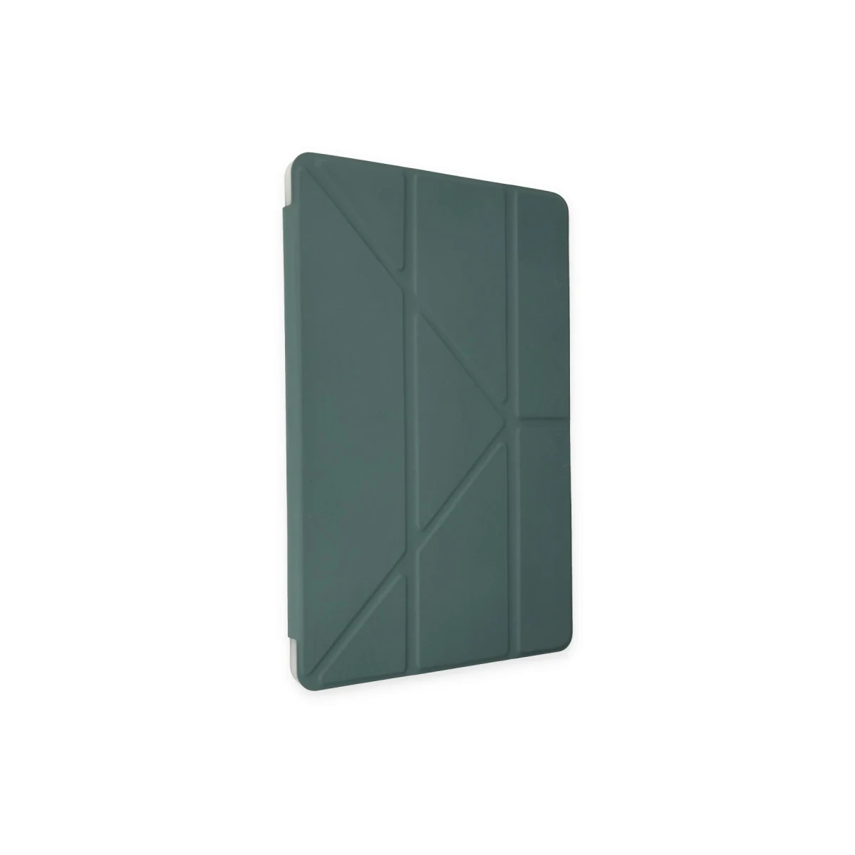 Apple iPad 2025 10.9 10.Nesil (A16) Kılıf Kalemlikli Mars Tablet Kılıfı - Koyu Yeşil