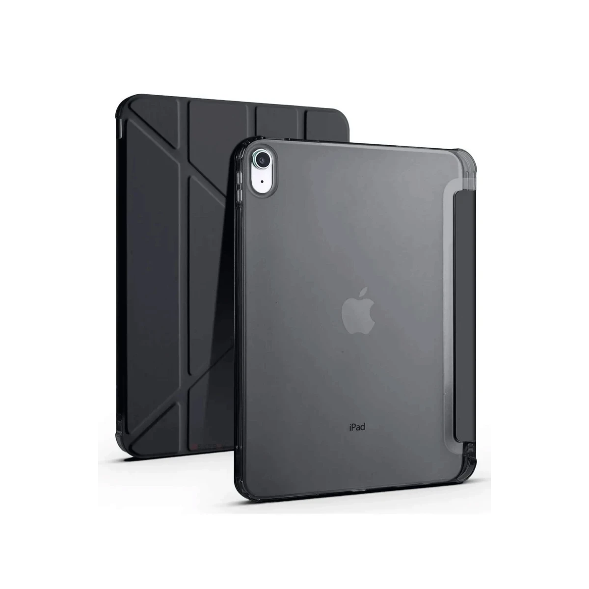 Apple iPad 2025 10.9 10.Nesil (A16) Kılıf Kalemlikli Mars Tablet Kılıfı - Siyah