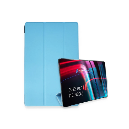 Apple iPad 2025 10.9 10.nesil (A16) Kılıf Tablet Smart Kılıf - Açık Mavi