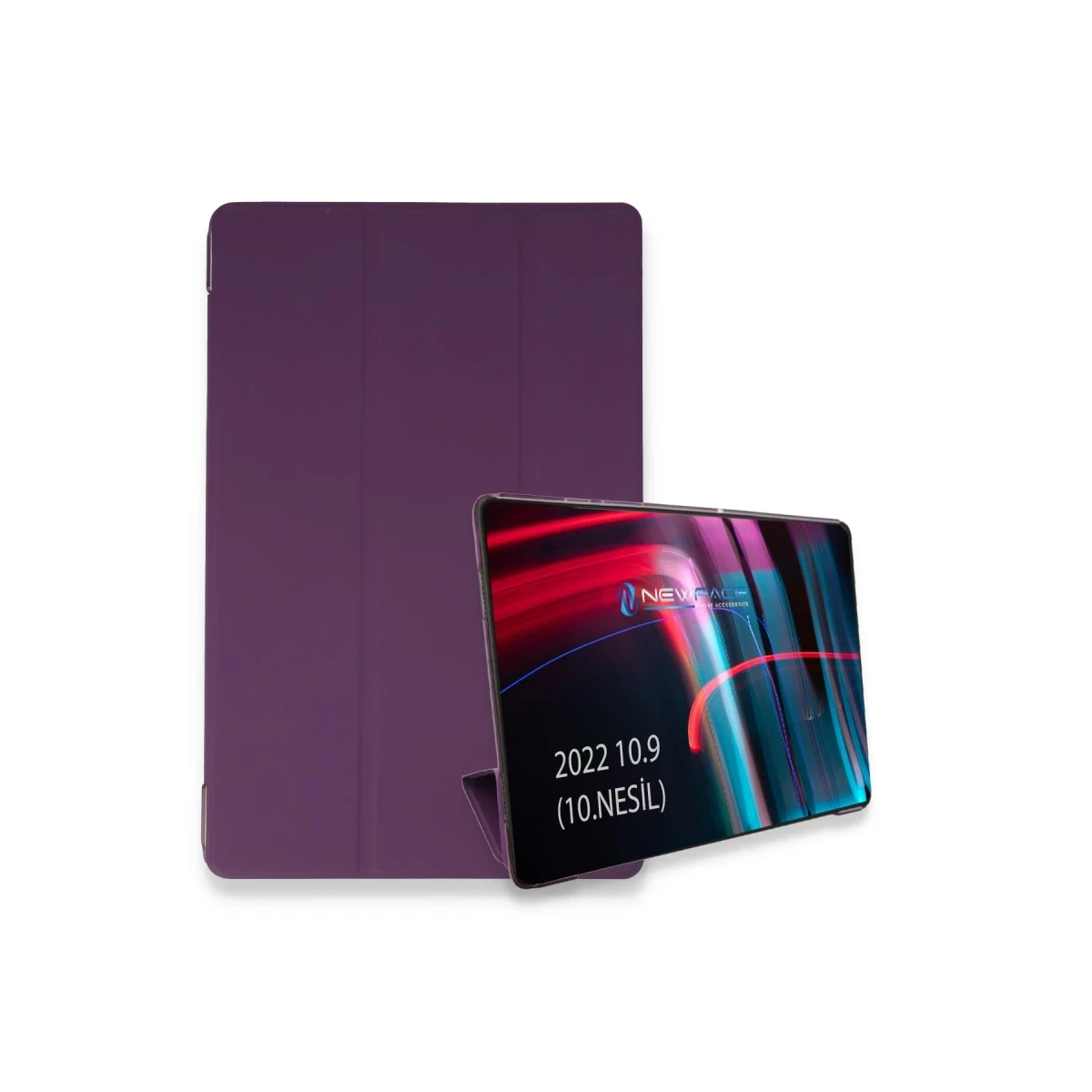 Apple iPad 2025 10.9 10.Nesil (A16) Kılıf Tablet Smart Kılıf - Mor