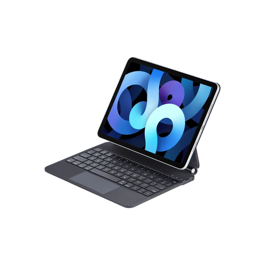 Apple iPad 2025 10.9 10.Nesil (A16) Kılıf X8 Magic Manyetik Klavyeli Tablet Kılıfı - Siyah