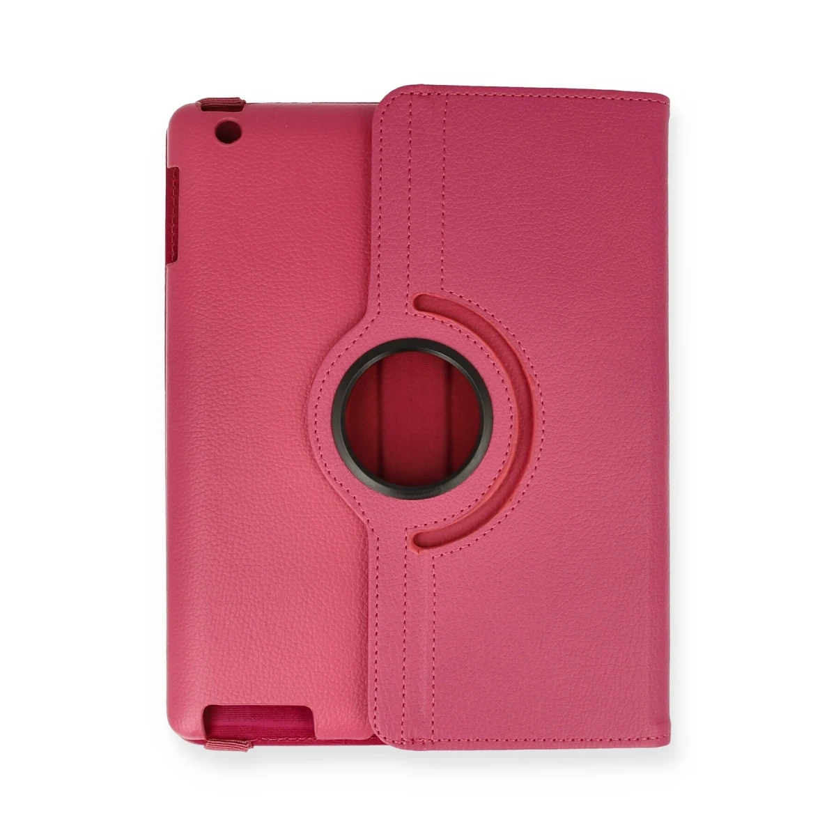 Apple iPad 4 9.7 Kılıf 360 Tablet Deri Kılıf - Pembe