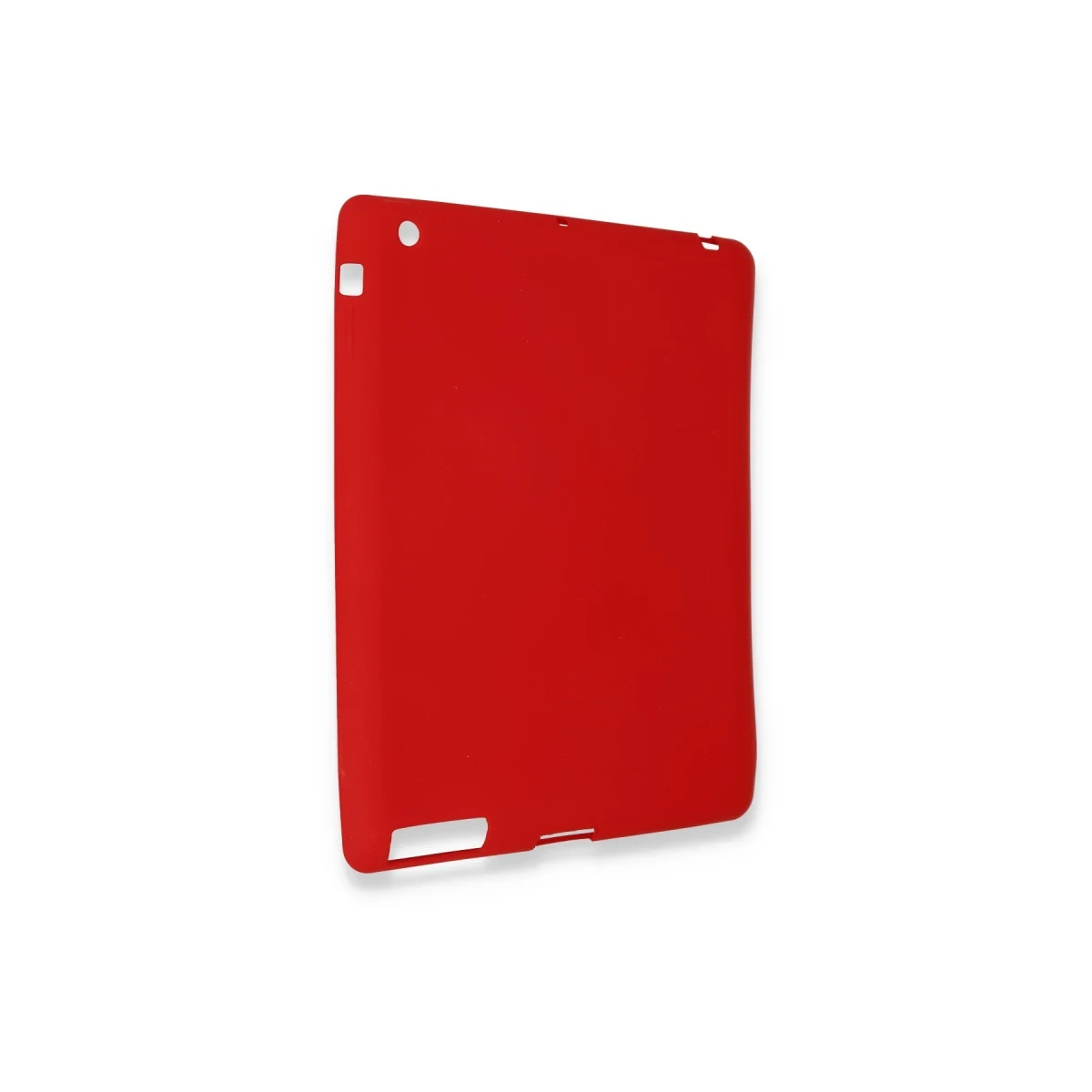 Apple iPad 4 9.7 Kılıf Evo Tablet Silikon - Kırmızı