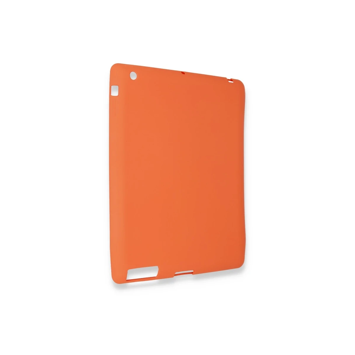 Apple iPad 4 9.7 Kılıf Evo Tablet Silikon - Turuncu