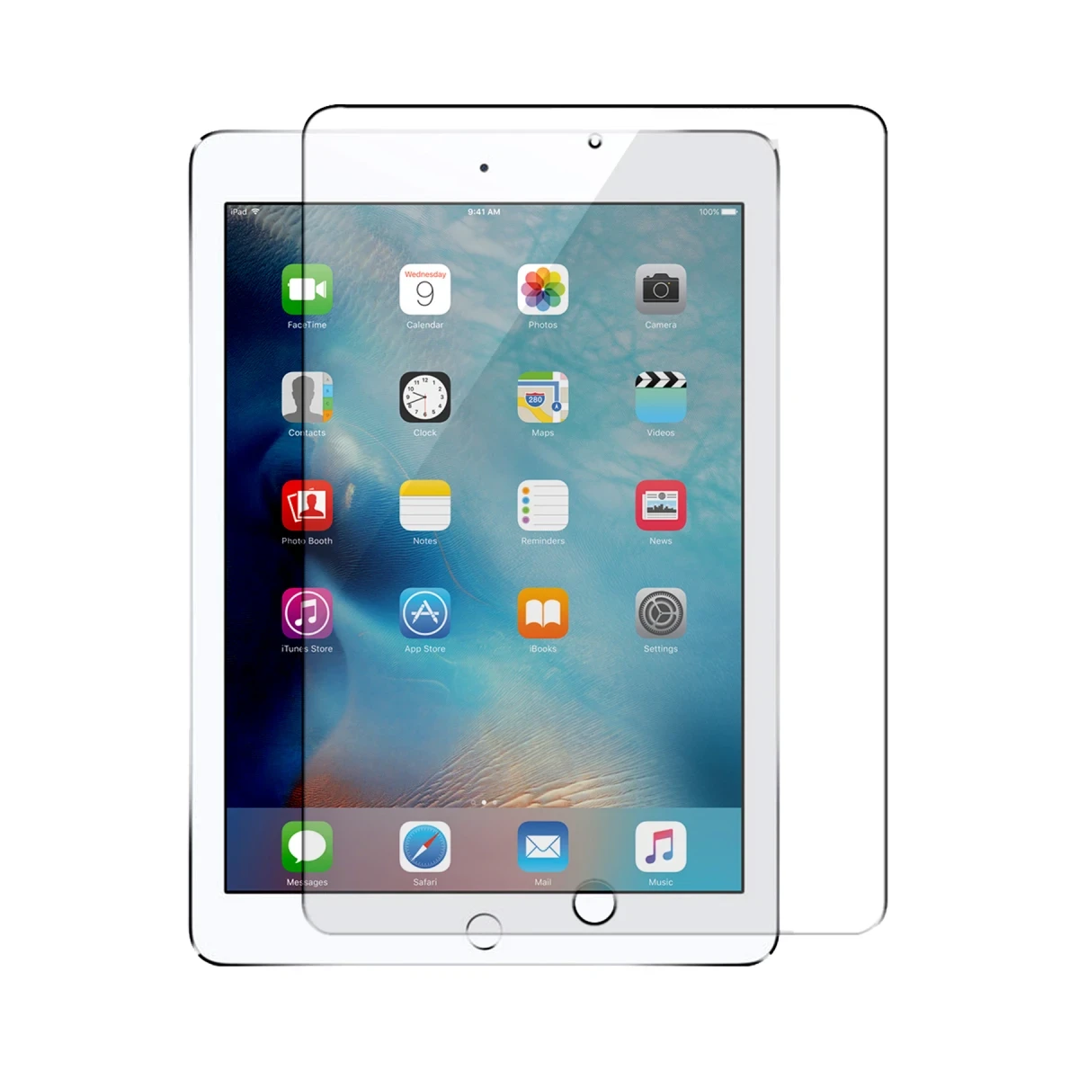 Apple iPad 4 9.7 Tablet Cam Ekran Koruyucu