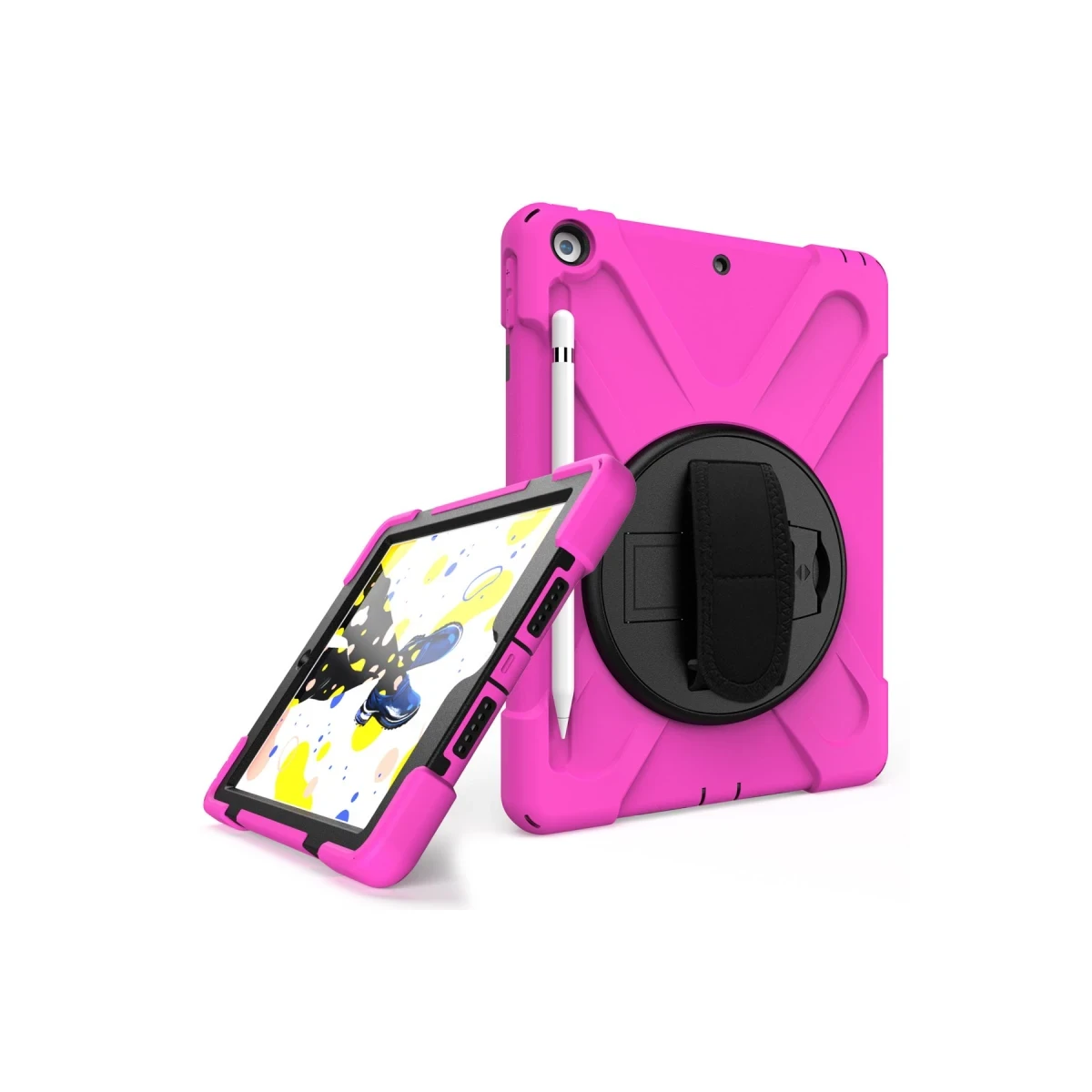 Apple iPad 5 Air 9.7 Kılıf Amazing Tablet Kapak - Pembe