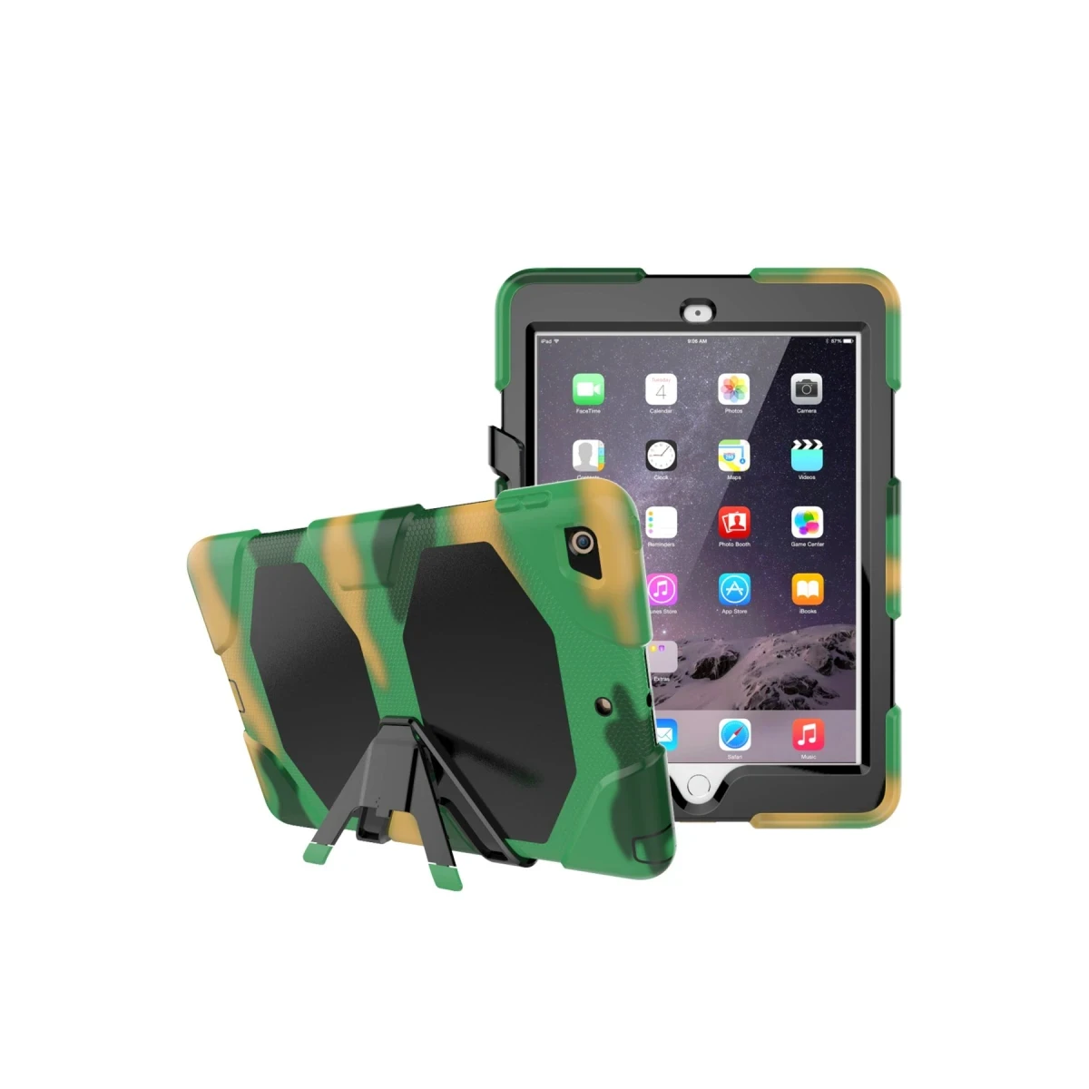 Apple iPad 5 Air 9.7 Kılıf Griffin Tablet Kapak - Kamuflaj