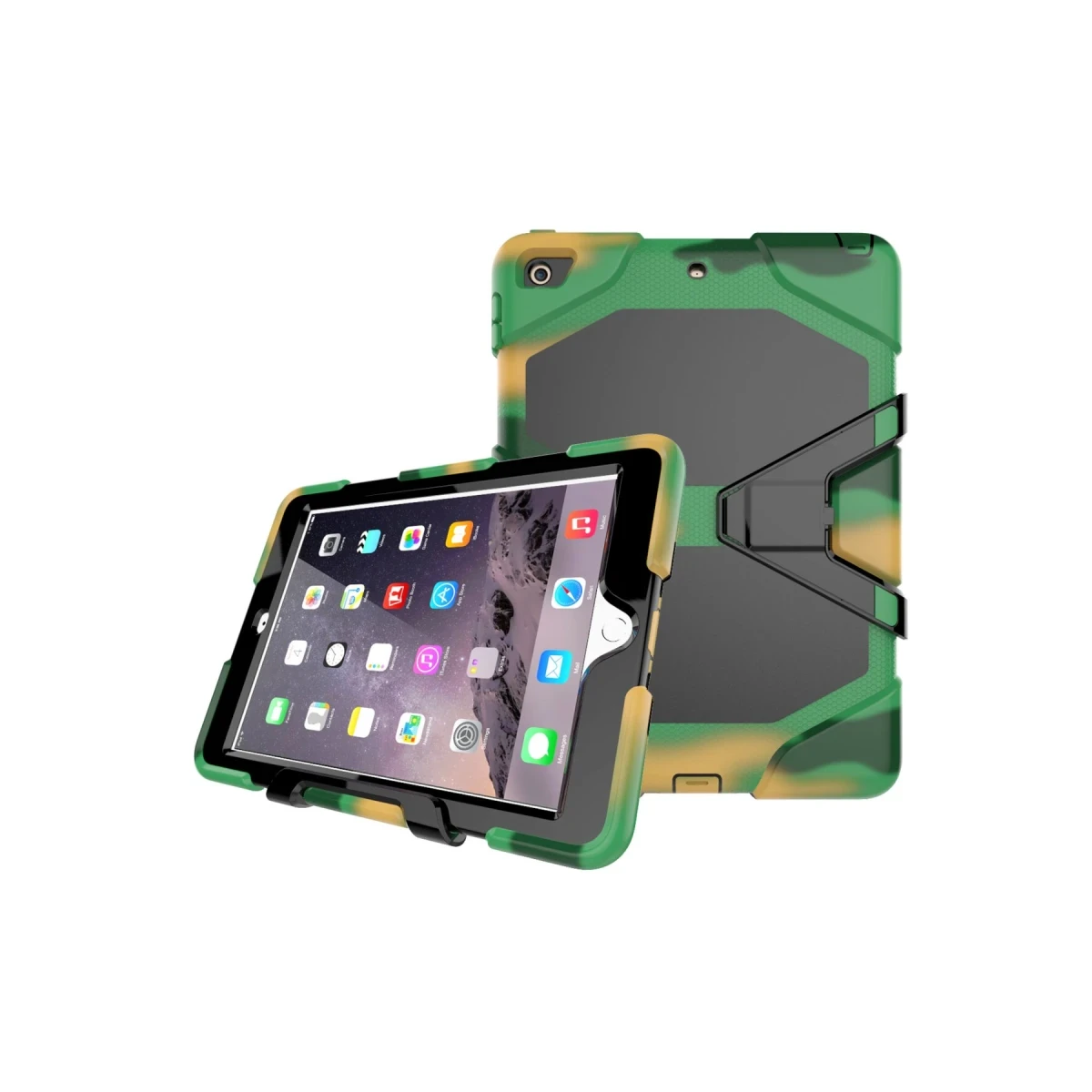Apple iPad 5 Air 9.7 Kılıf Griffin Tablet Kapak - Kamuflaj