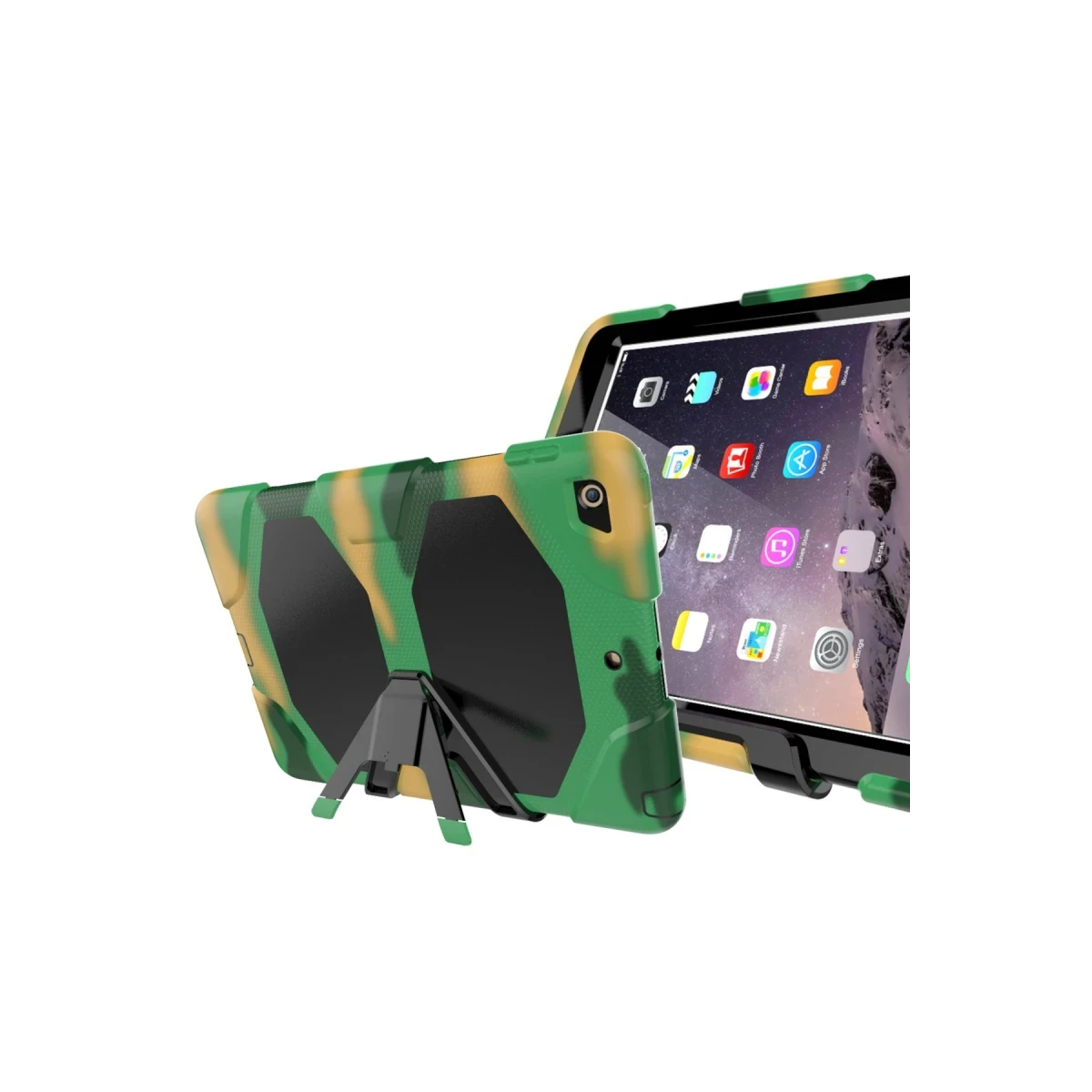 Apple iPad 5 Air 9.7 Kılıf Griffin Tablet Kapak - Kamuflaj