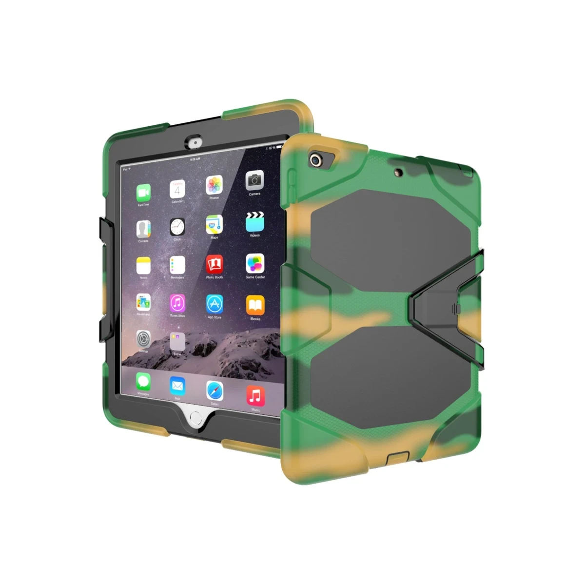 Apple iPad 5 Air 9.7 Kılıf Griffin Tablet Kapak - Kamuflaj