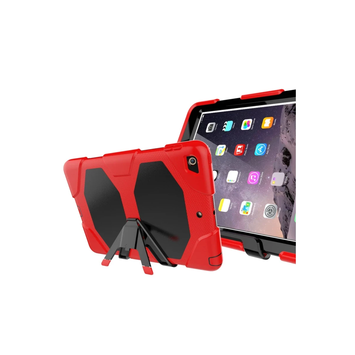 Apple iPad 5 Air 9.7 Kılıf Griffin Tablet Kapak - Kırmızı
