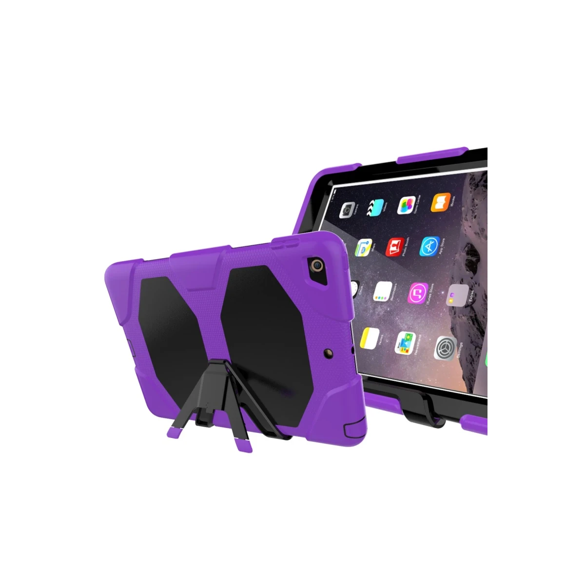 Apple iPad 5 Air 9.7 Kılıf Griffin Tablet Kapak - Mor