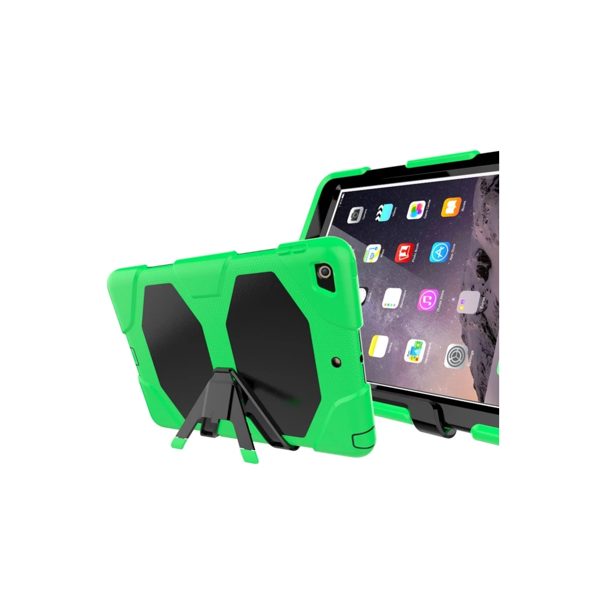 Apple iPad 5 Air 9.7 Kılıf Griffin Tablet Kapak - Yeşil