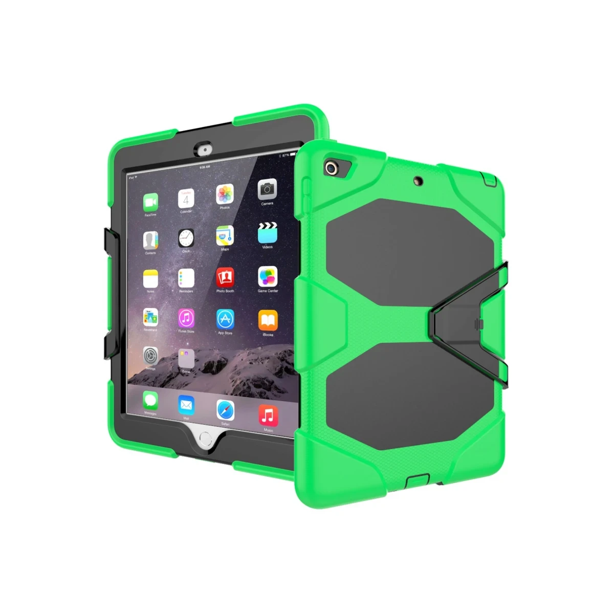 Apple iPad 5 Air 9.7 Kılıf Griffin Tablet Kapak - Yeşil
