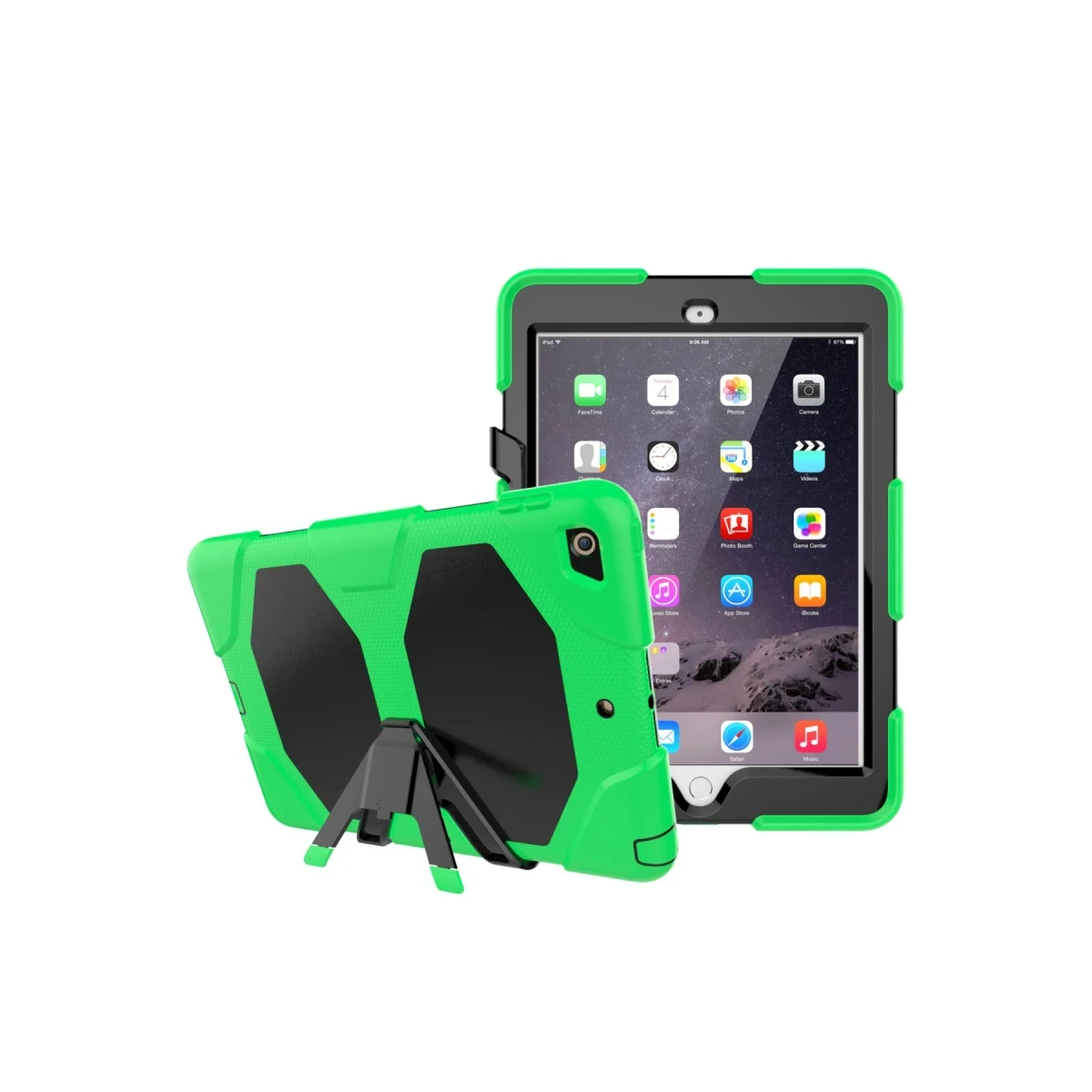 Apple iPad 5 Air 9.7 Kılıf Griffin Tablet Kapak - Yeşil