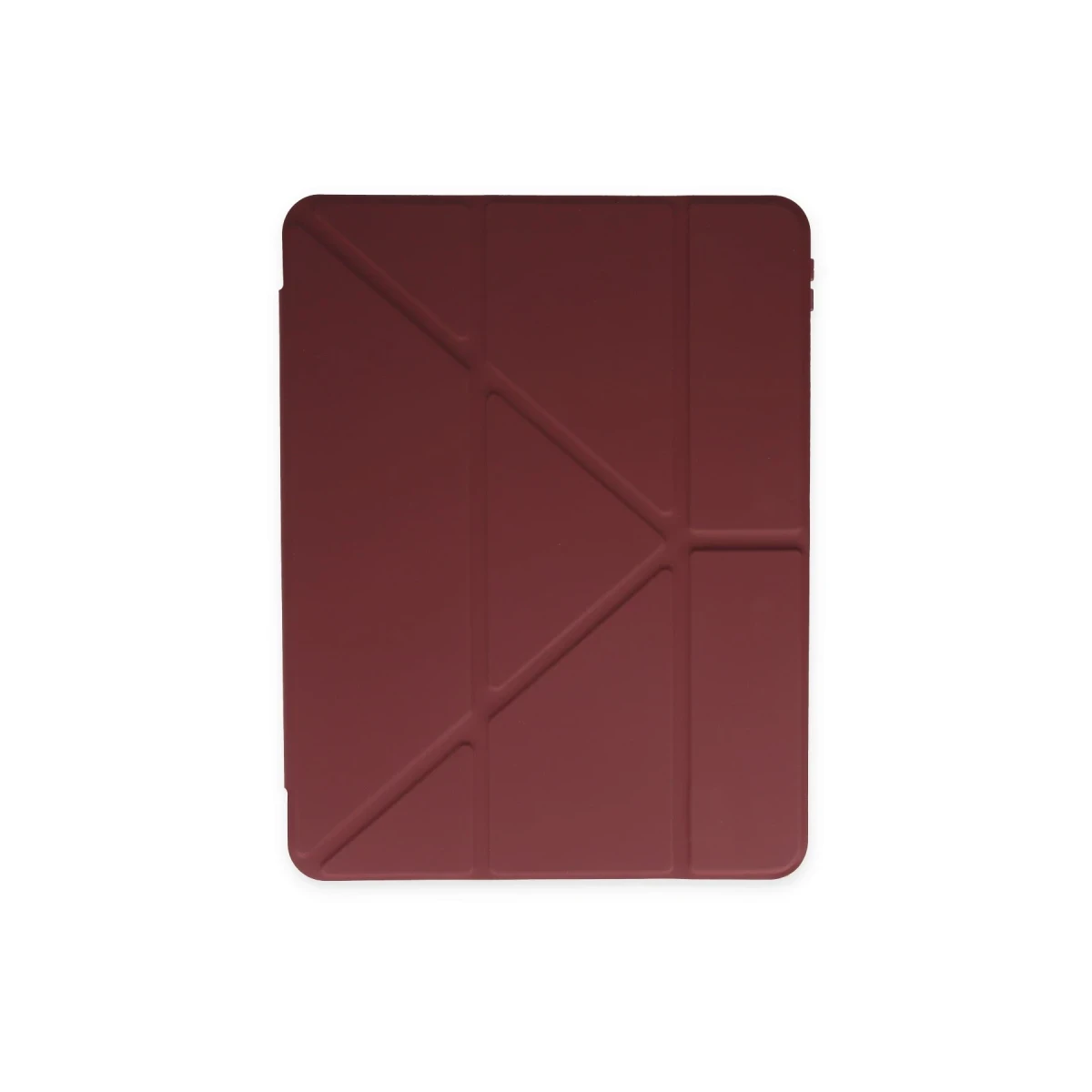 Apple iPad 9.7 (2018) Kılıf Kalemlikli Mars Tablet Kılıfı - Mürdüm