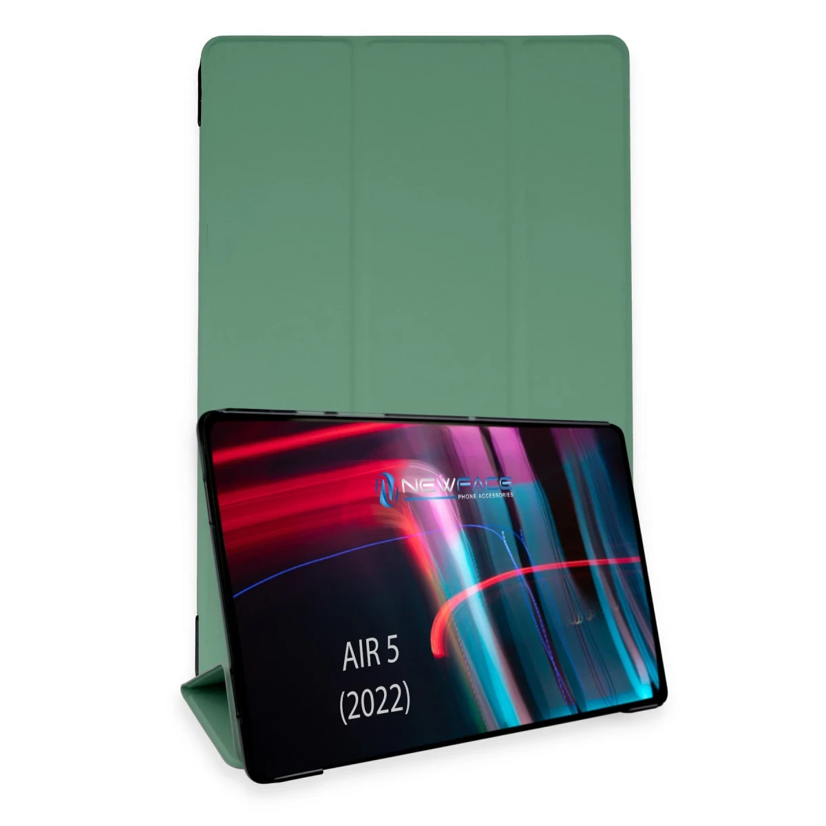 Apple iPad Air 5 (2022) Kılıf Tablet Smart Kılıf - Koyu Yeşil