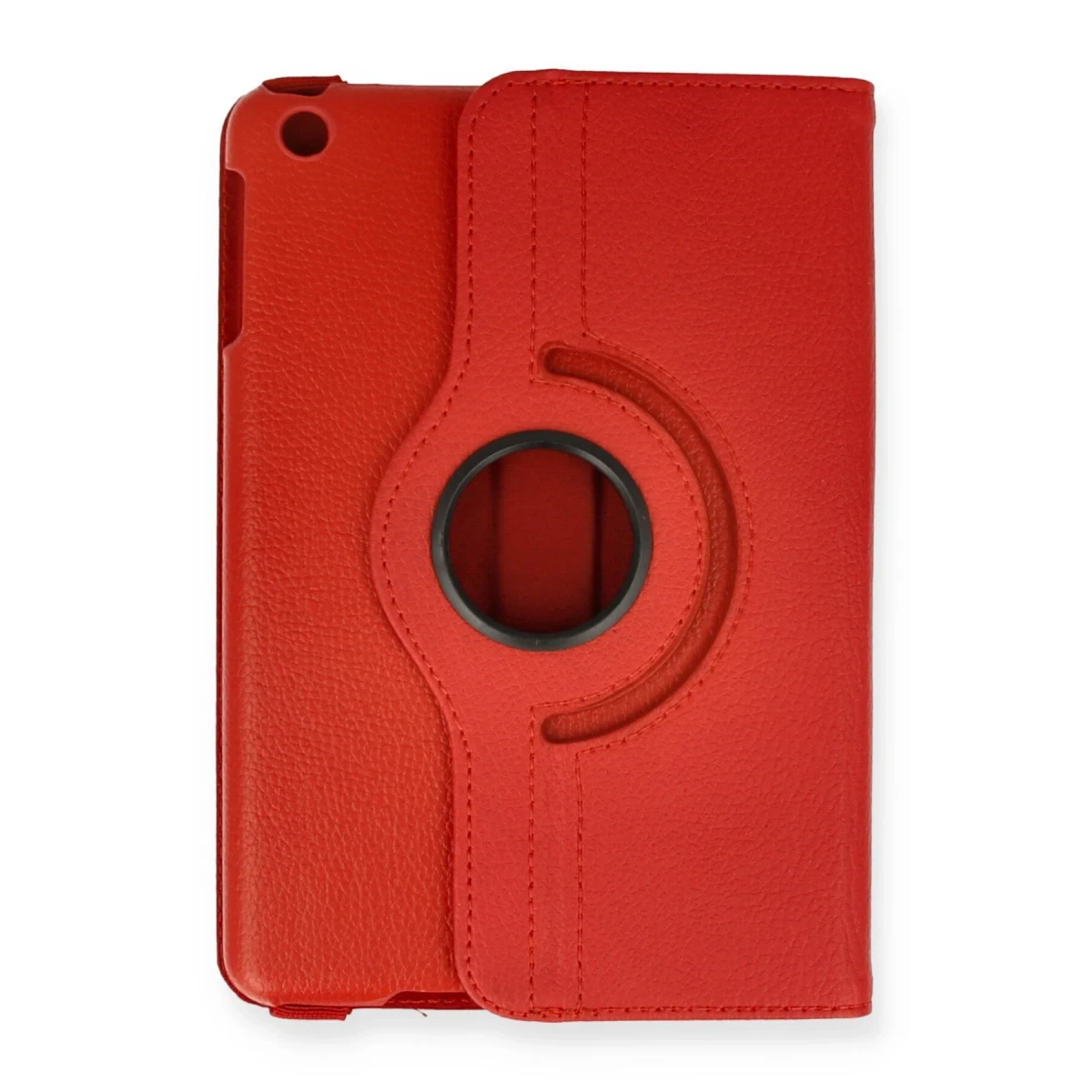 Apple iPad Mini 1 Kılıf 360 Tablet Deri Kılıf - Kırmızı
