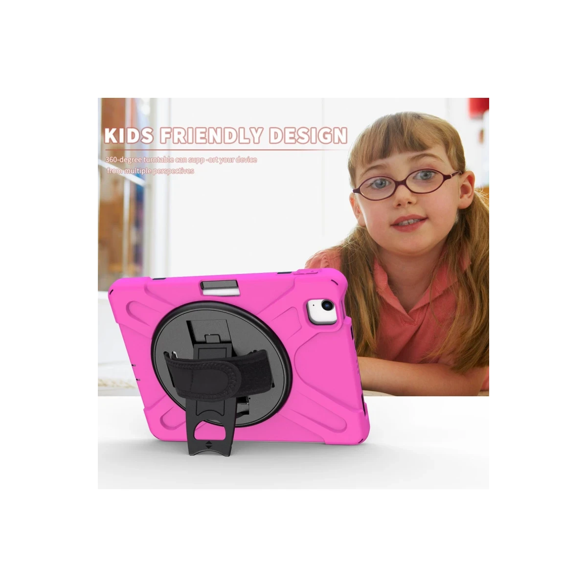 Apple iPad Pro 11 (2020) Kılıf Amazing Tablet Kapak - Pembe