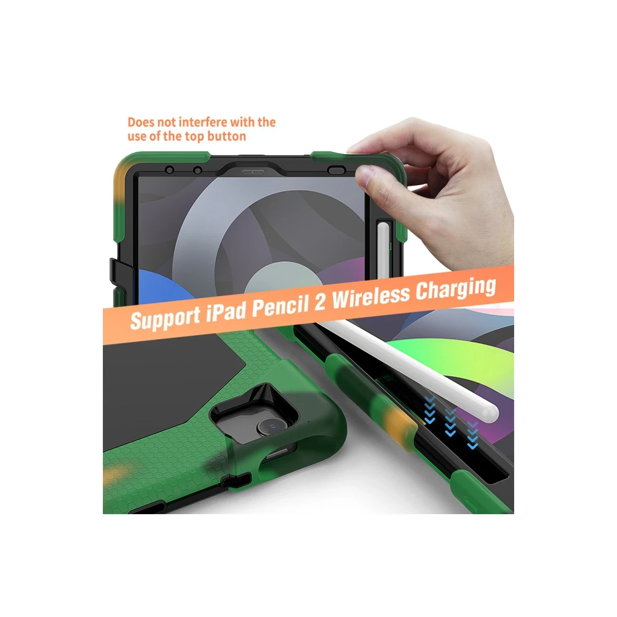 Apple iPad Pro 11 (2020) Kılıf Griffin Tablet Kapak - Kamuflaj