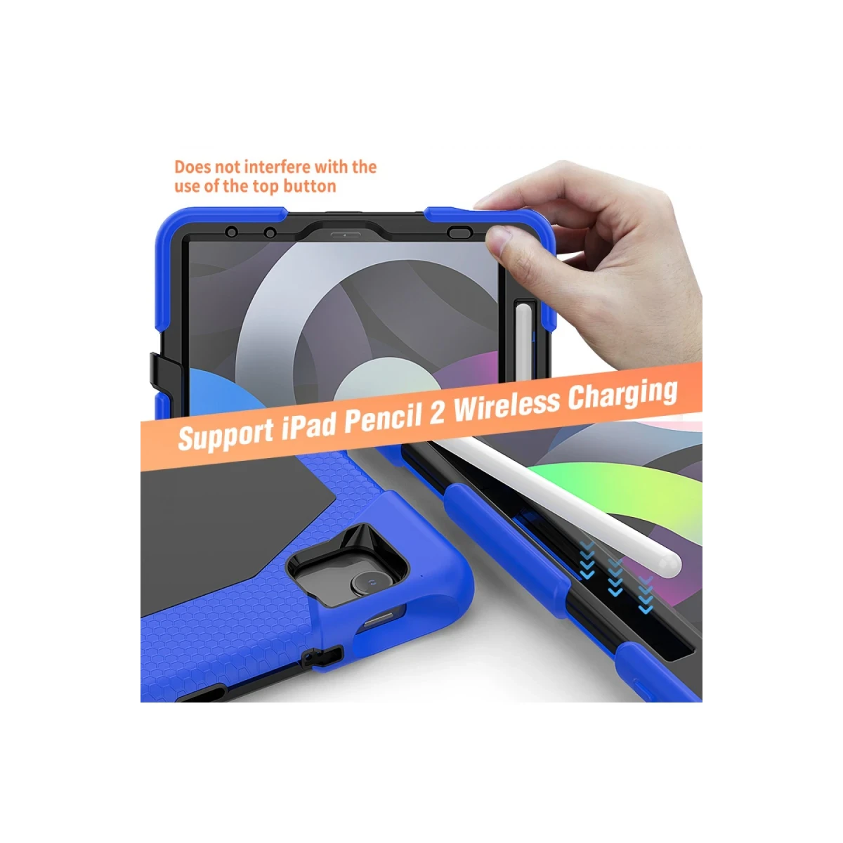 Apple iPad Pro 11 (2020) Kılıf Griffin Tablet Kapak - Mavi