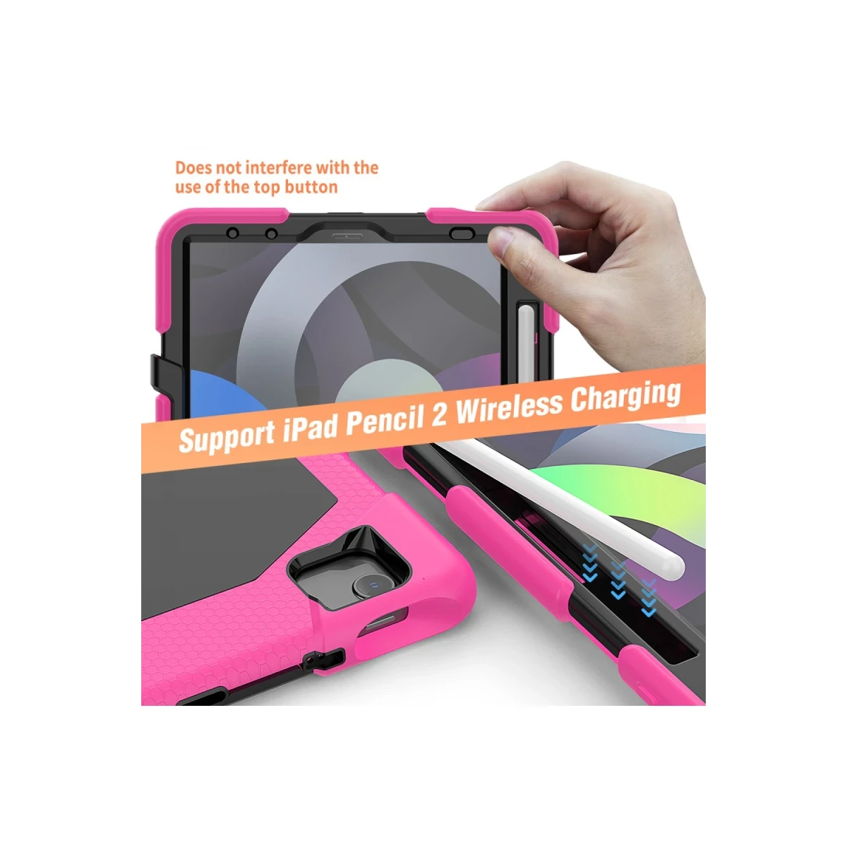 Apple iPad Pro 11 (2020) Kılıf Griffin Tablet Kapak - Pembe